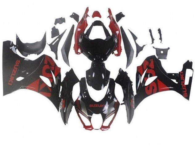 2017-2025 Black Dark Red Suzuki GSXR1000 Motorcycle Fairings UK