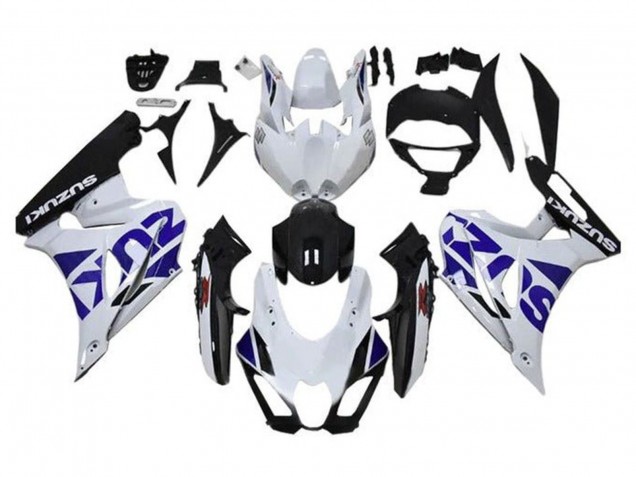 2017-2025 White Blue Black Suzuki GSXR1000 Motorcycle Fairing UK
