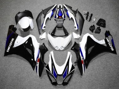 Buy 2017-2024 White Blue Black Suzuki GSXR1000 Motorcycle Fairings UK