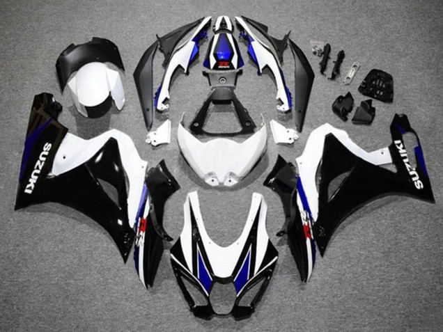 2017-2025 White Blue Black Suzuki GSXR1000 Motorcycle Fairings UK
