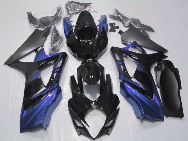 Buy 2007-2008 Glossy Black Matte Black Suzuki GSXR 1000 Motorcycle Fairings Kit UK