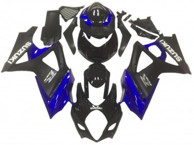 Buy 2007-2008 Glossy Black Matte Black Blue Grey Suzuki GSXR 1000 Motorcycle Fairings UK