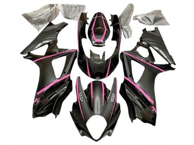 Buy 2007-2008 Matte Black Pink Suzuki GSXR 1000 Motorcycle Fairings UK