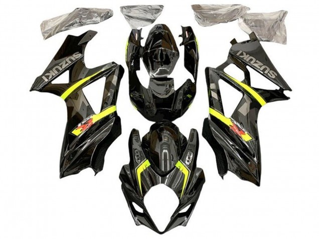 2007-2008 Black Yellow Red Grey Suzuki GSXR 1000 Motorcycle Fairings UK