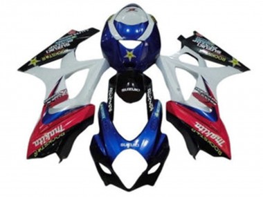 Buy 2007-2008 White Blue Red Black Makita Suzuki GSXR 1000 Motorcycle Fairings UK