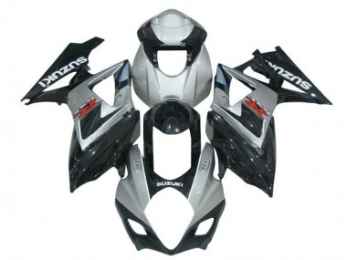 Buy 2007-2008 Grey Glossy Black Red White Suzuki GSXR 1000 Motorcycle Fairings UK
