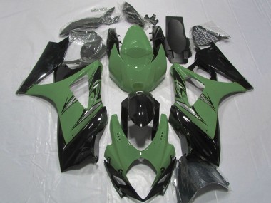 Buy 2007-2008 Green Glossy Black Suzuki GSXR 1000 Motorcycle Fairing UK