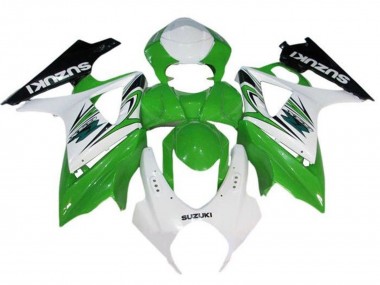 Buy 2007-2008 White Green Black Suzuki GSXR 1000 Motorcycle Fairing UK