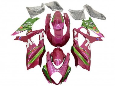Buy 2007-2008 Pink Green White Suzuki GSXR 1000 Motorcycle Fairings UK