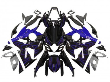 Buy 2009-2016 Glossy Black Blue Flame Suzuki GSXR 1000 Motorcycle Fairings UK