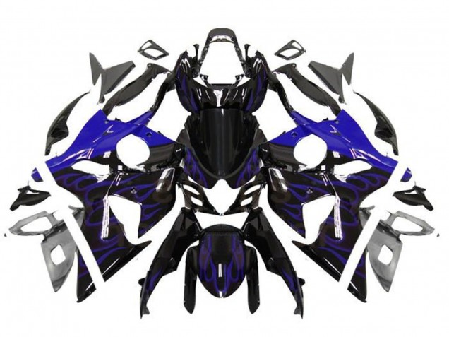 2009-2016 Glossy Black Blue Flame Suzuki GSXR 1000 Motorcycle Fairings UK