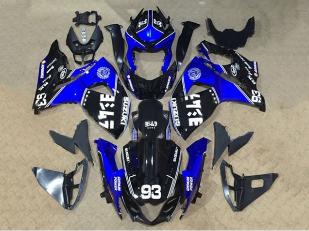 2009-2016 Black Blue White 93 Suzuki GSXR 1000 Motorcycle Fairings UK