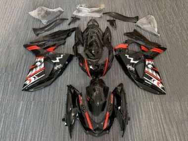 Buy 2009-2016 Black Red White Jaws Shark Suzuki GSXR 1000 Motorcycle Fairings UK
