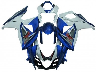Buy 2009-2016 White Blue Silver Suzuki GSXR 1000 Bike Fairings UK