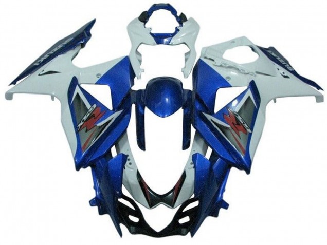 2009-2016 White Blue Silver Suzuki GSXR 1000 Bike Fairings UK