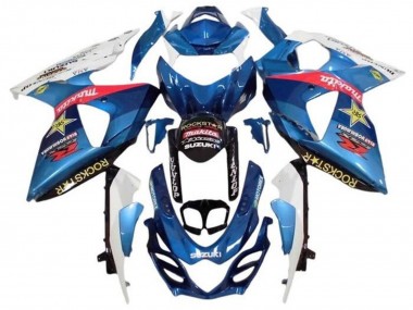 Buy 2009-2016 White Light Blue Red Yellow Rockstar Suzuki GSXR 1000 Motorcycle Fairings UK