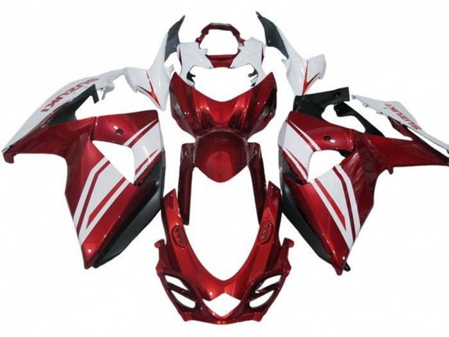 2009-2016 White Red Suzuki GSXR 1000 Motorcycle Fairings UK