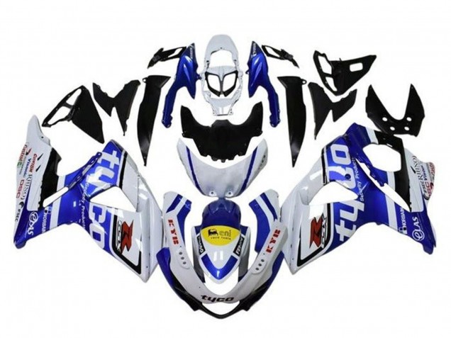 2009-2016 White Blue Yellow Black Tyco Suzuki GSXR 1000 Motorcycle Fairings UK