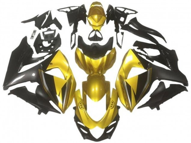 2009-2016 Gold Black Dark Grey Suzuki GSXR 1000 Motorcycle Fairings UK