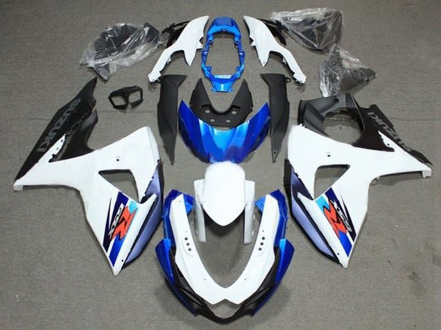 2009-2016 White Blue Black Suzuki GSXR 1000 Bike Fairings UK