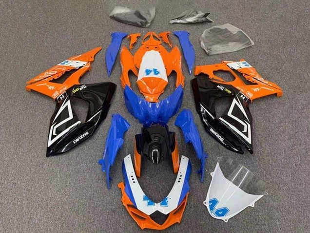 2009-2016 Orange Blue Black Suzuki GSXR 1000 Motorcycle Fairings UK