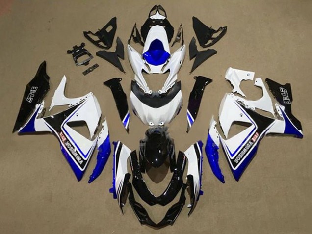 2009-2016 White Blue Black Yoshimura Suzuki GSXR 1000 Motorcycle Fairings UK