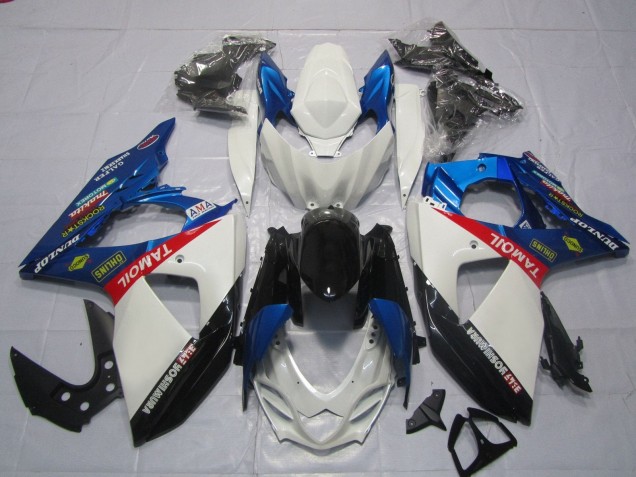 2009-2016 White Blue Red Black Tamoil Suzuki GSXR 1000 Motorcycle Fairings UK