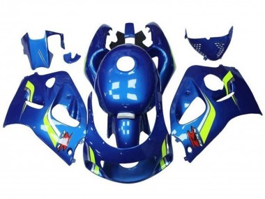 Buy 1996-2000 Blue Yellow White Suzuki GSXR 600 / GSXR 750 Motorcycle Fairings UK