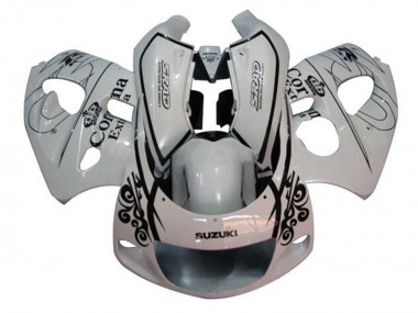 Buy 1996-2000 White Black Corona Extra Suzuki GSXR 600 / GSXR 750 Motorcycle Fairings UK