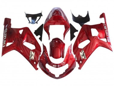 Buy 2001-2003 Red Chrome Suzuki GSXR 600 / GSXR 750 Motorcycle Fairings UK