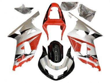 Buy 2001-2003 Silver Red Glossy Black Suzuki GSXR 600 / GSXR 750 Motorcycle Fairings UK