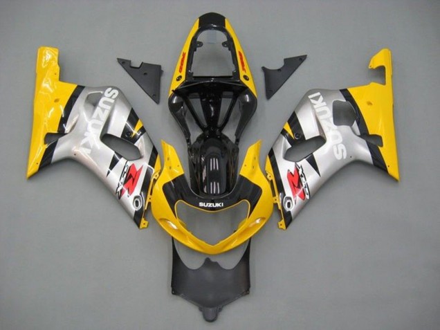 2001-2003 Yellow Silver Glossy Black Red Suzuki GSXR 600 / GSXR 750 Motorcycle Fairings UK