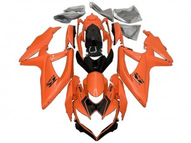 Buy 2008-2010 Orange Glossy Black Suzuki GSXR 600 / GSXR 750 Motorcycle Fairings UK