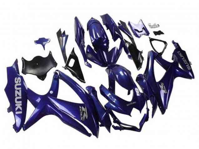 2008-2010 Purple Grey Suzuki GSXR 600 / GSXR 750 Motorcycle Fairings UK