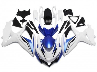 Buy 2008-2010 White Blue Black Suzuki GSXR 600 / GSXR 750 Motorcycle Fairing UK
