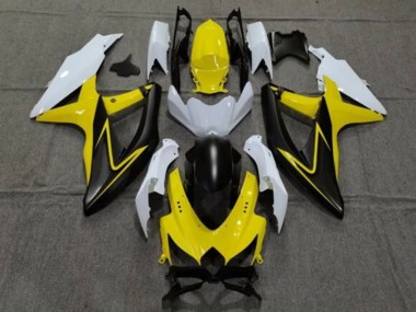 Buy 2008-2010 White Yellow Grey Black Suzuki GSXR 600 / GSXR 750 Motorcycle Fairings UK
