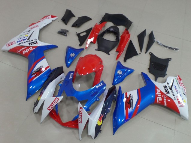 2011-2024 Blue Red White Suzuki GSXR 600 / GSXR 750 Motorcycle Fairings UK