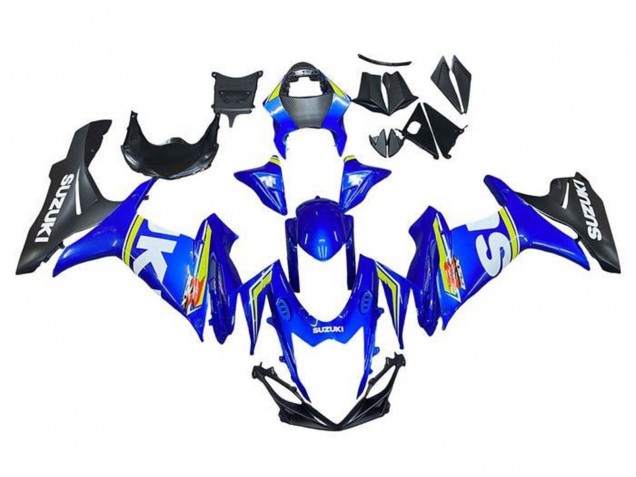 2011-2024 White Blue Yellow Black Suzuki GSXR 600 / GSXR 750 Motorcycle Fairings UK