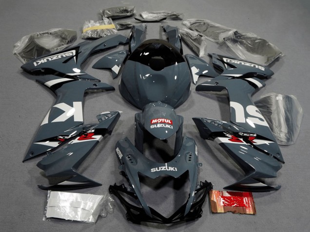 2011-2024 Dark Nardo Grey White Black Red Motul Suzuki GSXR 600 / GSXR 750 Motorcycle Fairings UK