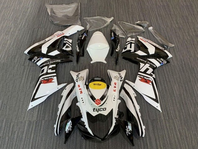 2011-2024 White Black Yellow Red Tyco Suzuki GSXR 600 / GSXR 750 Motorcycle Fairings UK