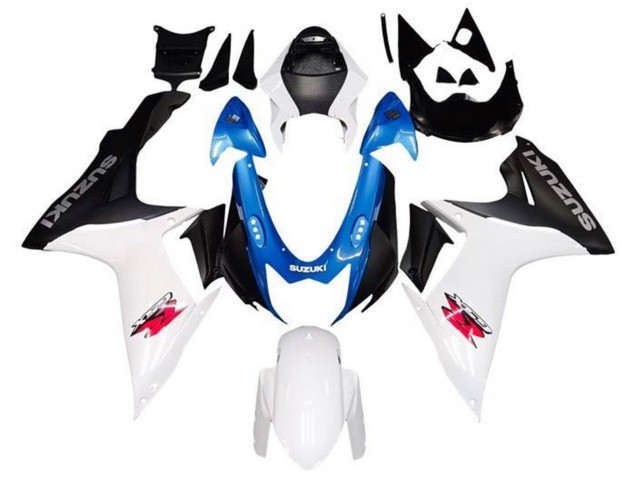 2011-2024 White Blue Black Pink Suzuki GSXR 600 / GSXR 750 Motorcycle Fairings UK