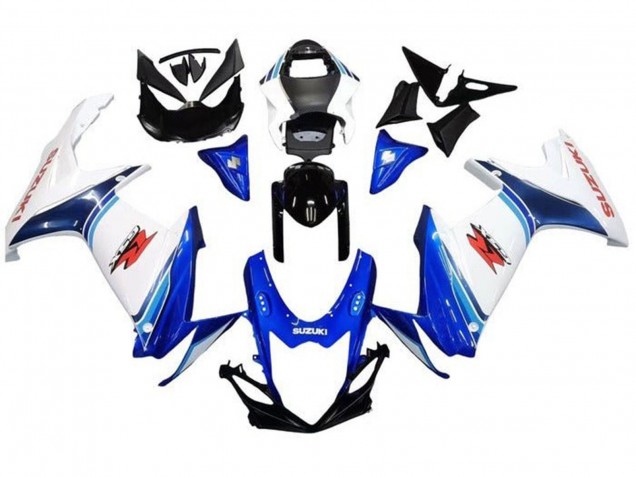 2011-2024 White Blue Glossy Black Red Suzuki GSXR 600 / GSXR 750 Motorcycle Fairings UK