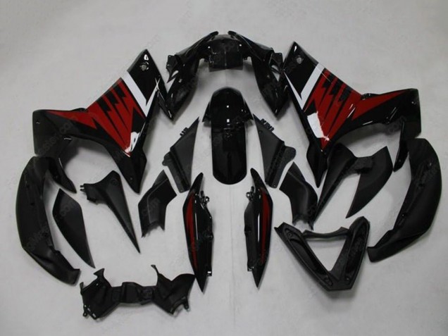 2009-2015 Black Red White Yamaha FZ6R Motorcycle Fairings UK