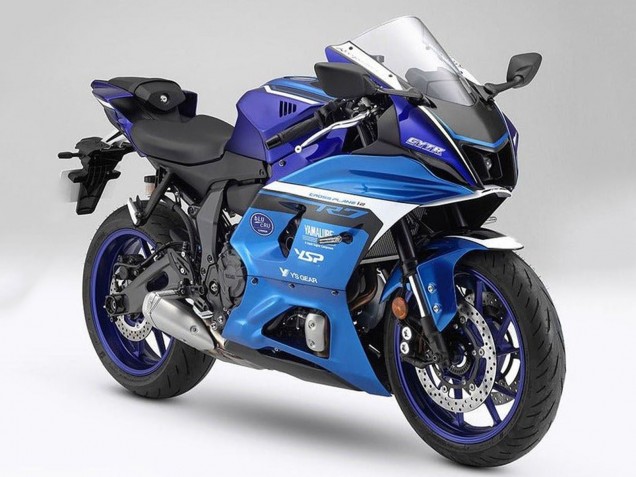 2021-2024 Matte Blue Matte Light Blue Yamaha YZF R7 Motorcycle Fairings UK