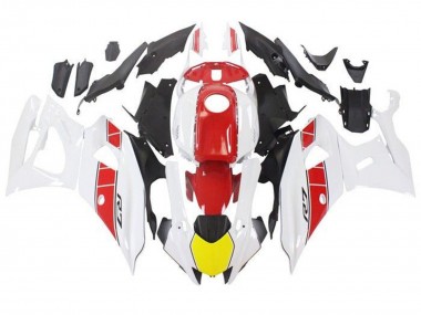 Buy 2021-2024 White Yellow Red Stripe Yamaha YZF R7 Motorcycle Fairings UK