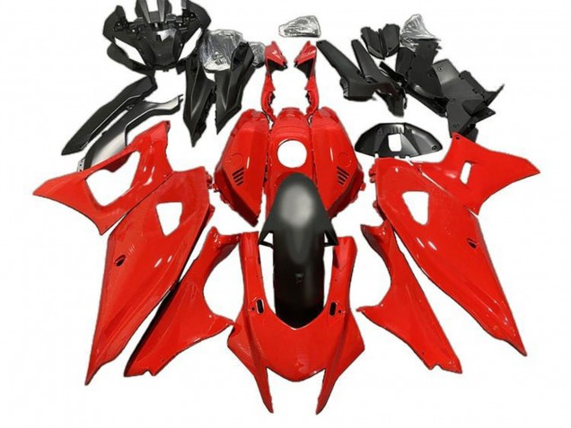 2021-2024 Red Matte Black Yamaha YZF R7 Motorcycle Fairings UK