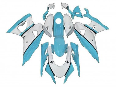 Buy 2021-2024 Blue Turquoise White Yamaha YZF R7 Motorcycle Fairings UK