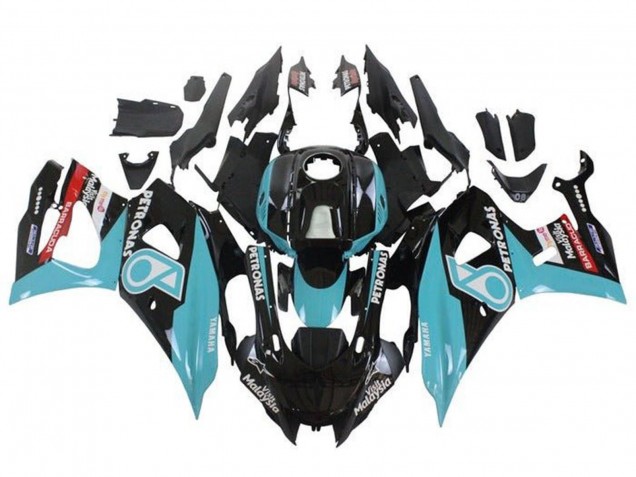 2021-2024 Black Blue Petronas Yamaha YZF R7 Motorcycle Fairings UK
