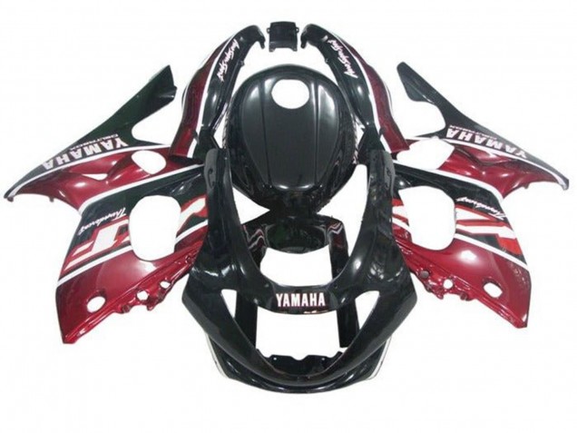 1996-2007 Black Dark Red White Yamaha YZF600R Thundercat Motorcycle Fairings UK
