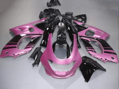 Buy 1996-2007 Pink Glossy Black Yamaha YZF600R Thundercat Motorcycle Fairings UK